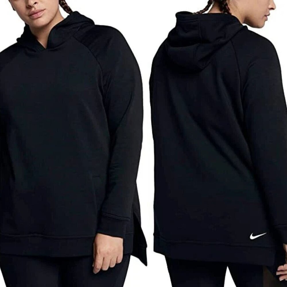 Nike Dri-FIT Black Pullover Hoodie Size Small 26850
